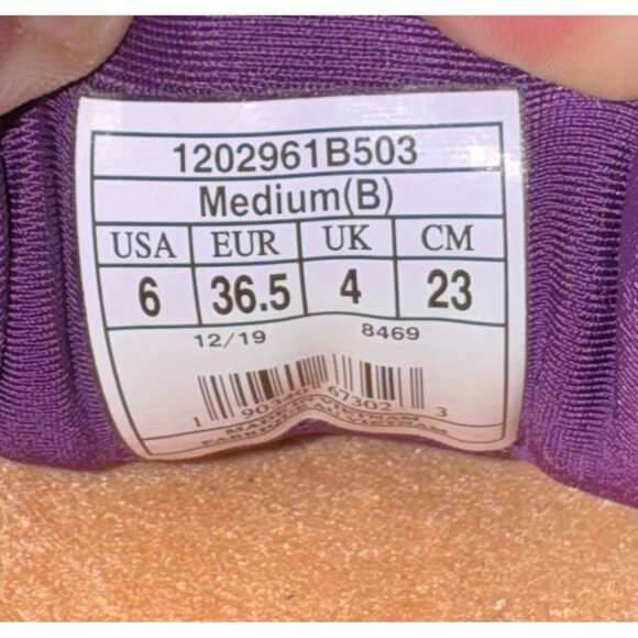 Brooks Adrenaline GTS 20 Womens Athletic Running Shoes Size 6 Purple Gold Orange - Picture 8 of 8